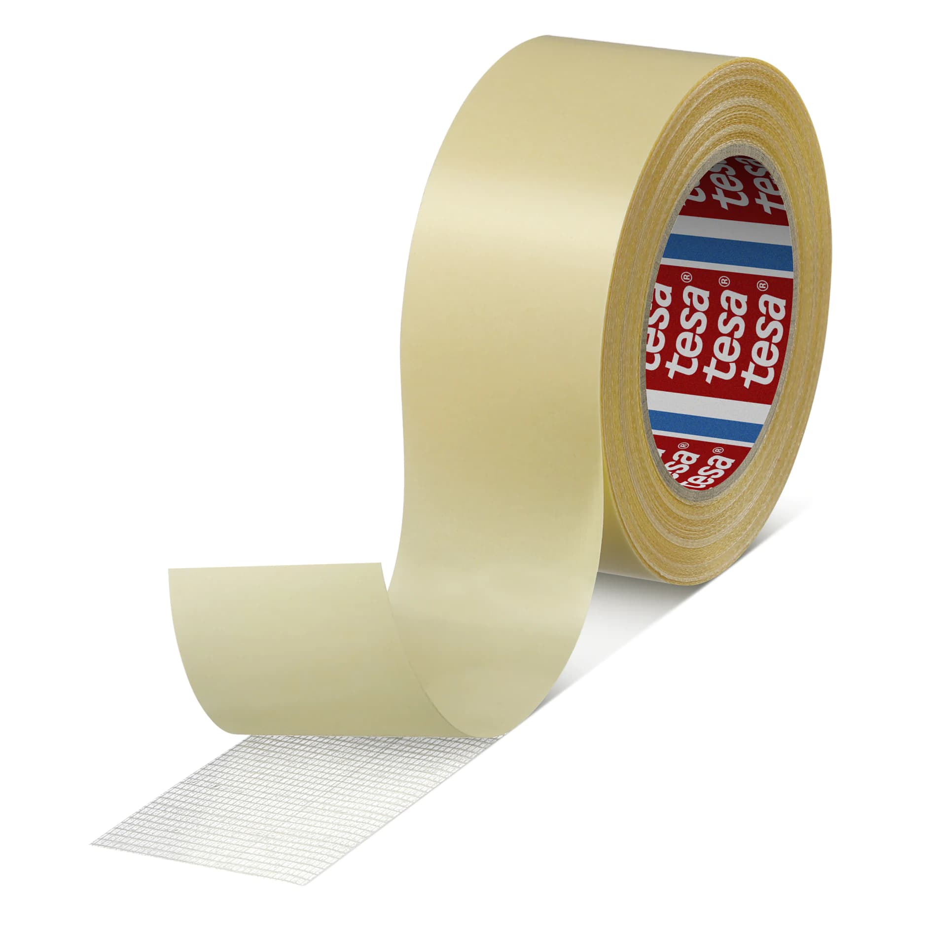 tesa® 4934 200 µm double-sided white cloth tape