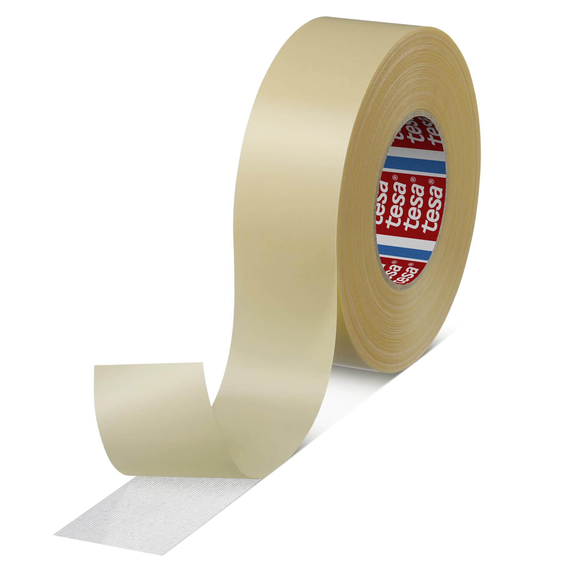 tesa® 4939 235 µm double-sided removable PET cloth tape, differential rubber adhesive