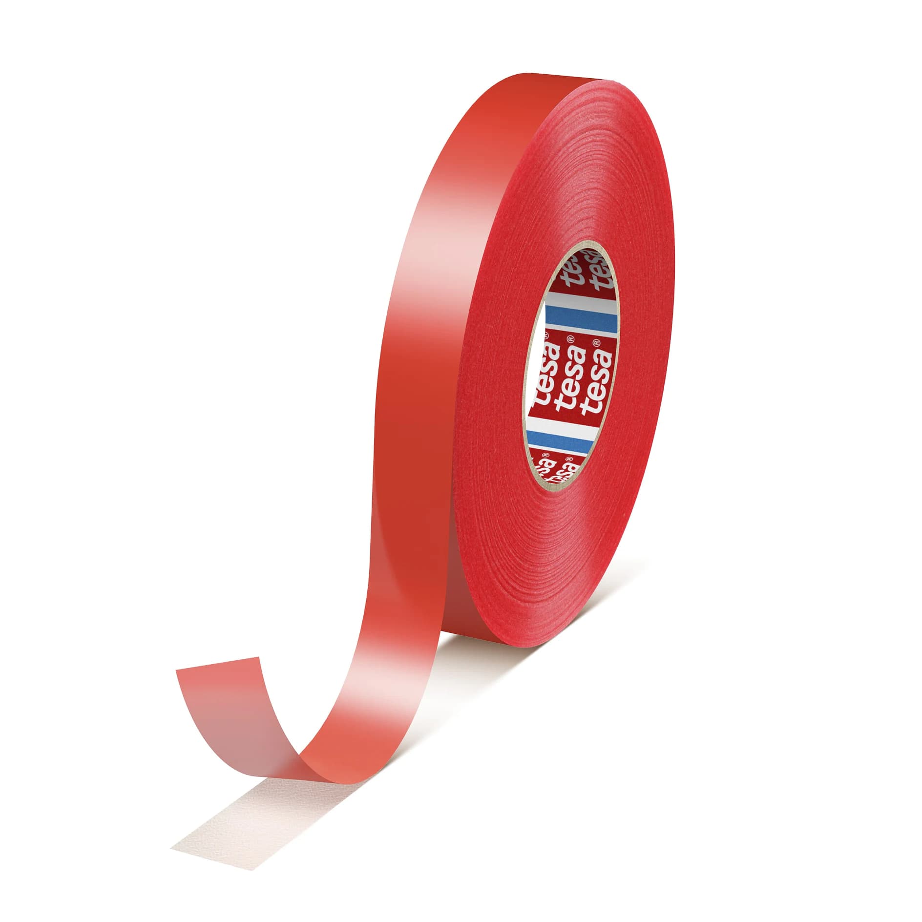 tesa® 51014 215 µm double-sided translucent non-woven tape, asymmetrical design