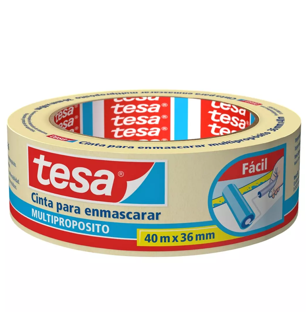 tesa® 53123 PV18 General Purpose Masking Tape — Adhesive Tape, Greenevo Synergy Malaysia