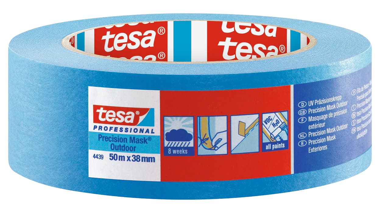 tesa® Professional 4439 Precision Mask Outdoor 8 Weeks — Adhesive Tape, Greenevo Synergy Malaysia
