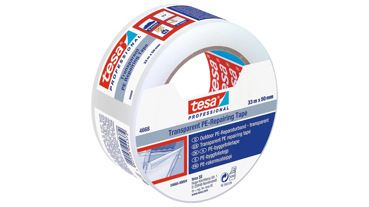 tesa® Professional 4668 Transparent PE Tape — Adhesive Tape, Greenevo Synergy Malaysia