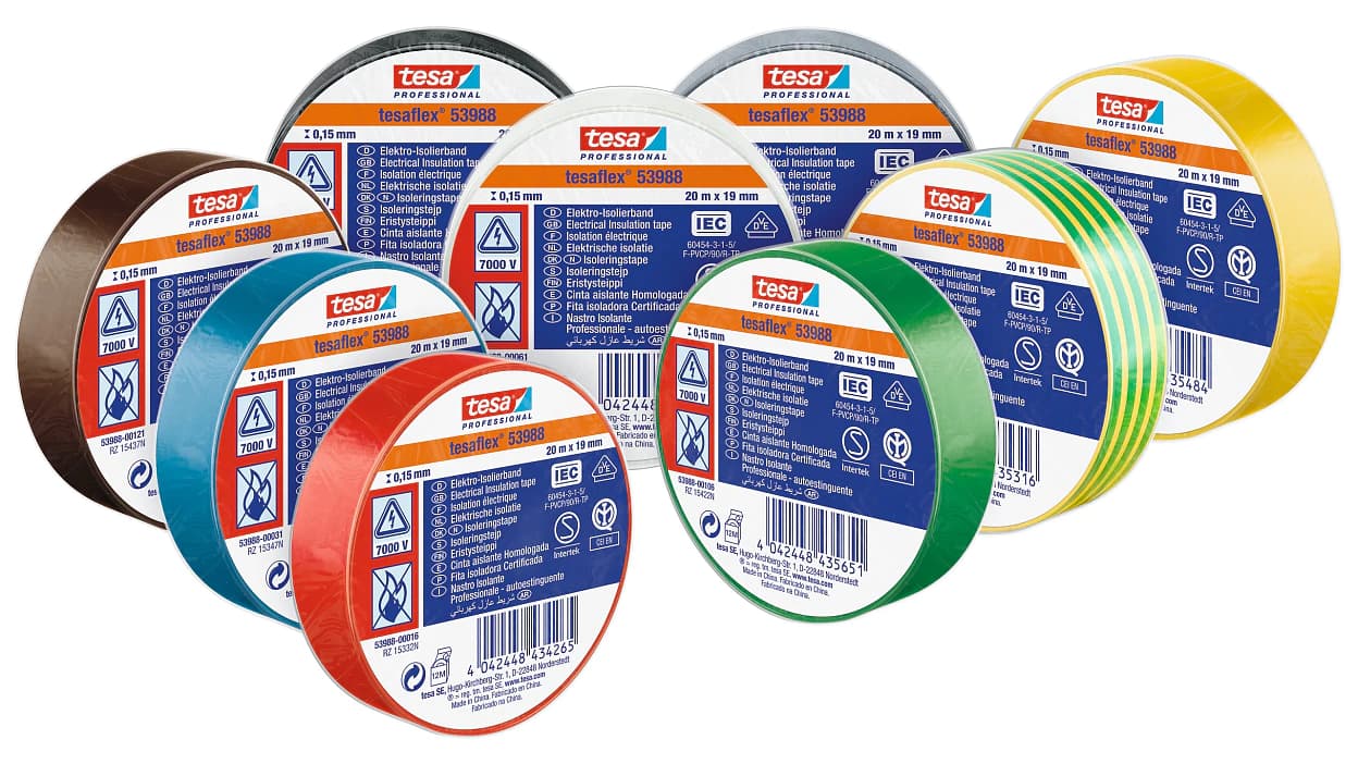 tesa® Professional 53988 tesaflex Electrical Insulating Tape — Adhesive Tape, Greenevo Synergy Malaysia