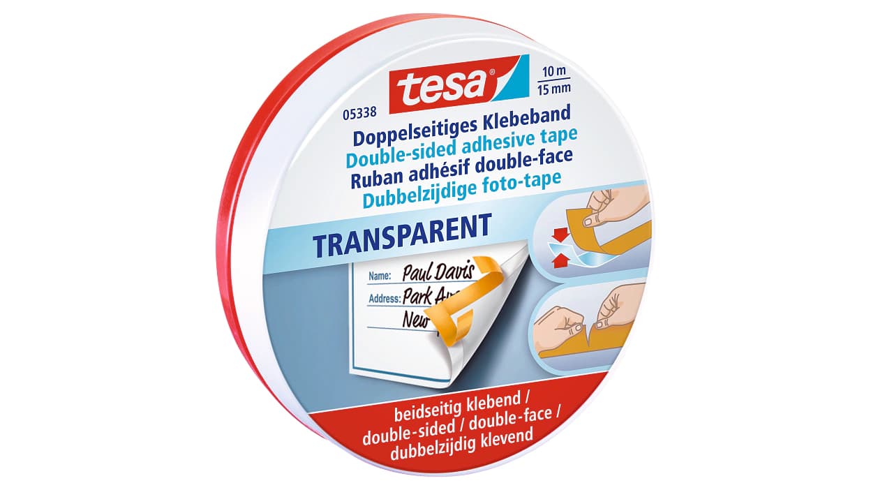 tesa®5338 Double-Sided Adhesive Fleece Transparent — Adhesive Tape, Greenevo Synergy Malaysia